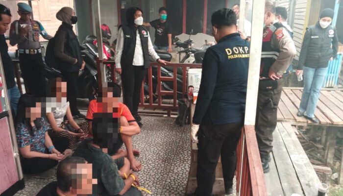 Enam Orang di Kampung Puntun Palangka Raya Positif Tes Urine Narkoba