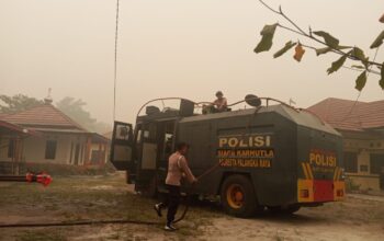 Polsek Sabangau Pastikan Water Cannon Siap Bantu Padamkan Karhutla