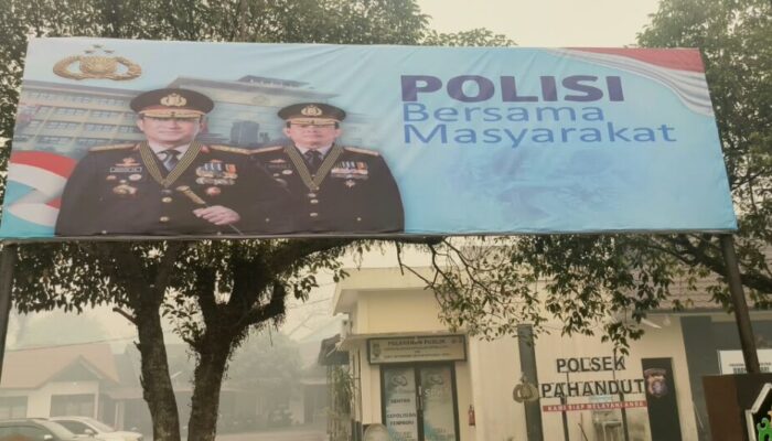 Polisi dan Warga Diajak Jaga Keamanan Bersama, Pesan Ini Terpampang di Polsek Pahandut