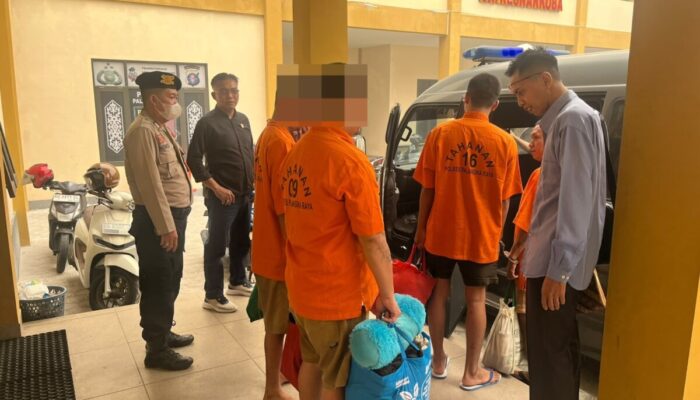 9 Tahanan Polresta Palangka Raya Dipindahkan ke Lapas Kelas IIA